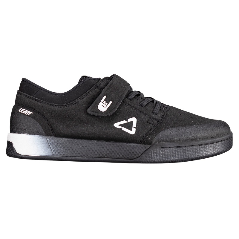 Leatt Flat 2.0 Youth Shoes – US 3 – Black