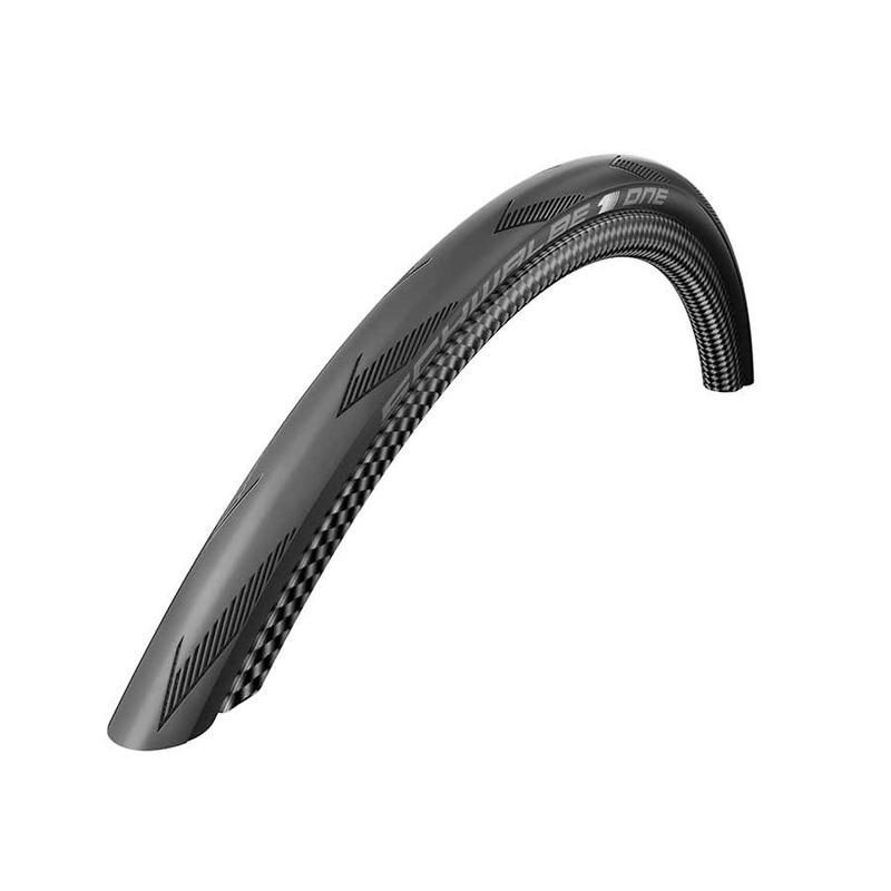 Schwalbe One Tire – 700 x 25 Tubeless Folding BLK Performance Line RaceGuard Addix E-25