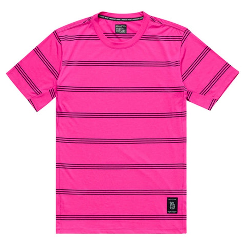 TLD Skyline Short Sleeve Ride Tee – XL – Washed Out Party Pink