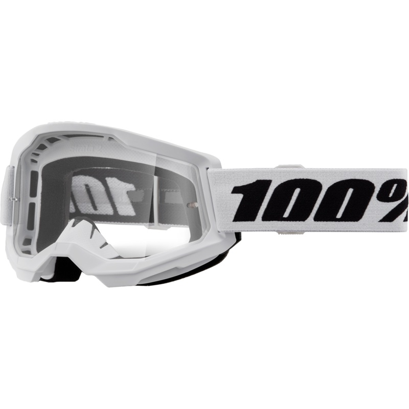 Strata 2 Goggle White Clear Lens