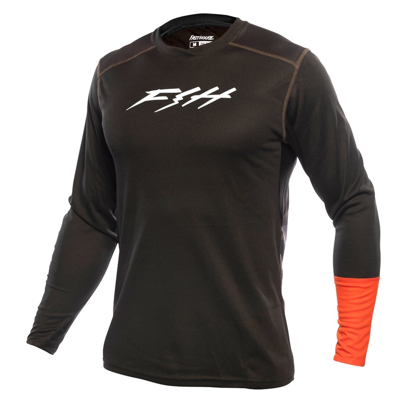 Fasthouse Alloy Ronin Long Sleeve Jersey – L – Black