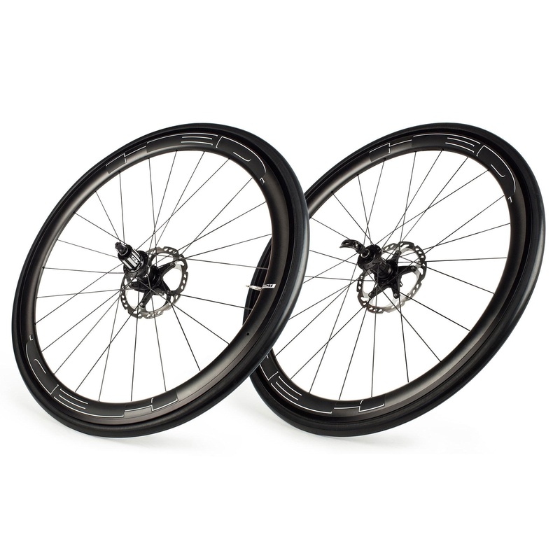 HED Jet 4 Plus Disc Brake Tubeless Wheelset Black