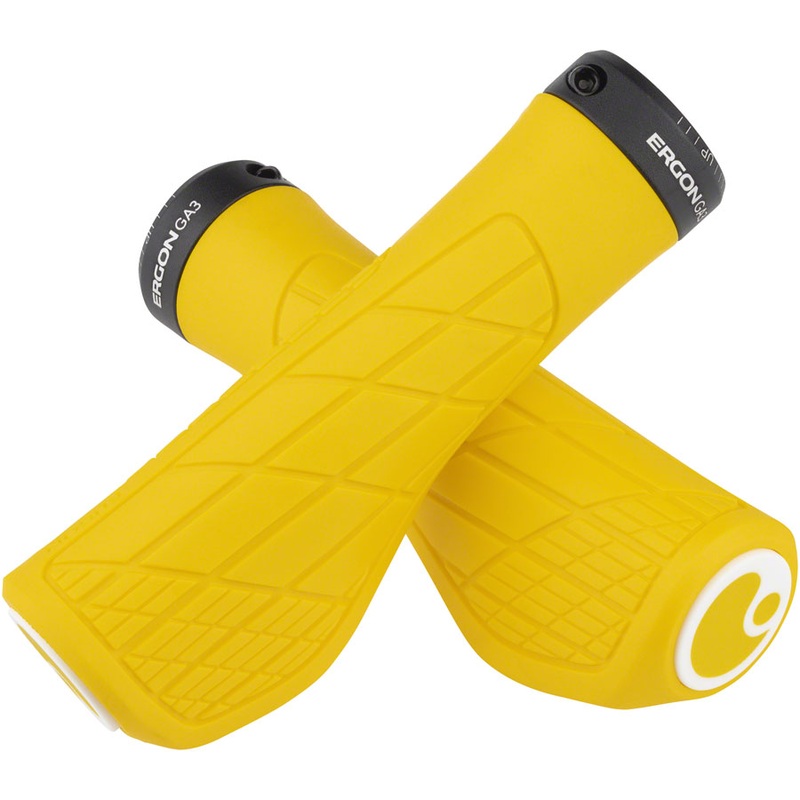 Ergon GA3 Grips – Yellow Mellow Lock-On Large