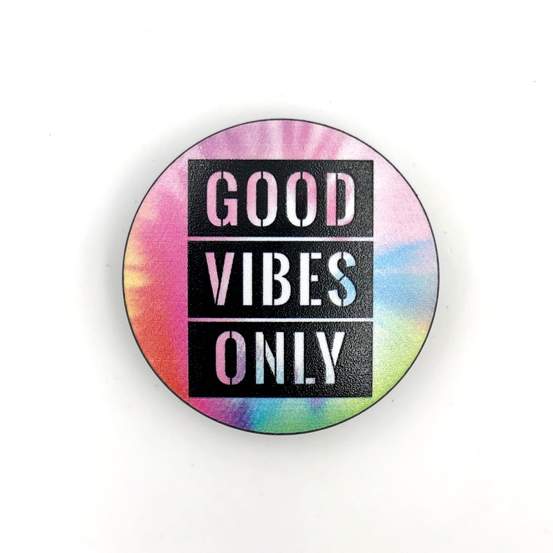 The Tie Dye GOOD VIBES ONLY Stem Cover