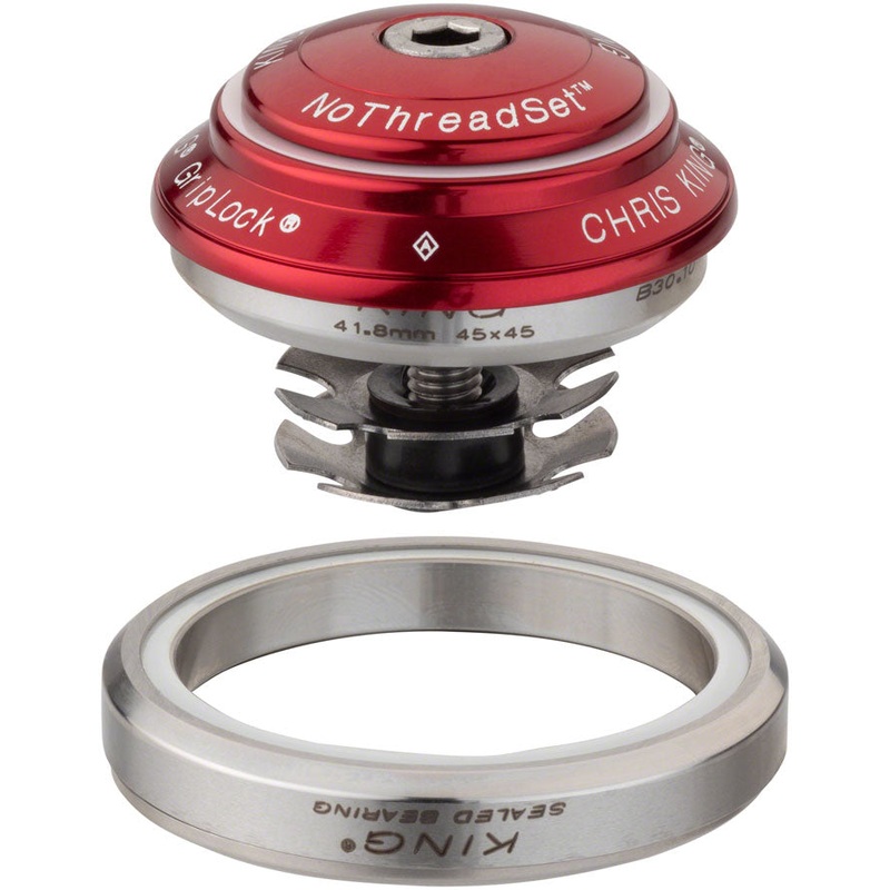 Chris King DropSet 2 Headset – 1-1/8 – 1.5″ 42/52mm 45 Deg Red