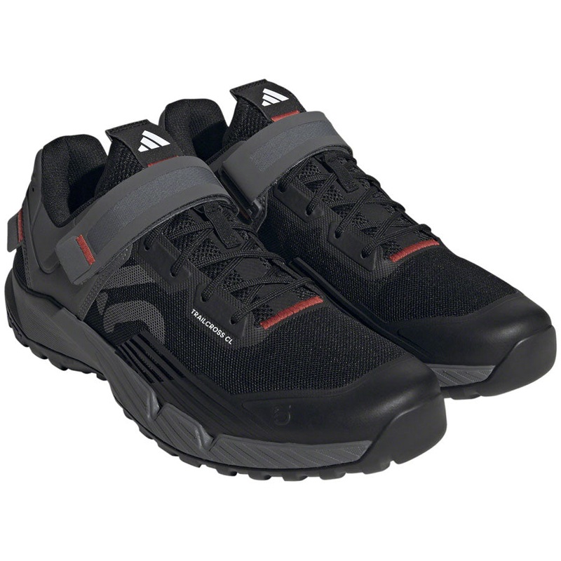 Five Ten Trailcross Mountain Clipless Shoes – Men’s Core BLK/Gray Three/Red 11
