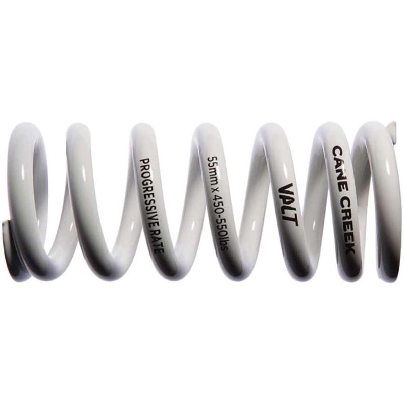 Progressive Rate VALT Lightweight Rear Shock Spring – 55mm x 400-488lbs White