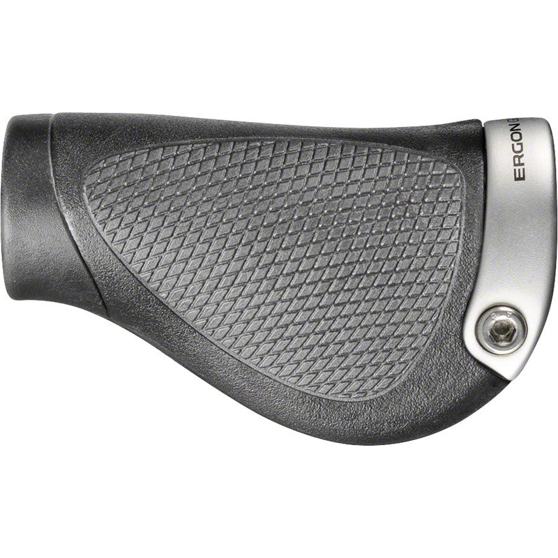 Ergon GP1 Grips – Lock-On Twistshift Large Black/Gray