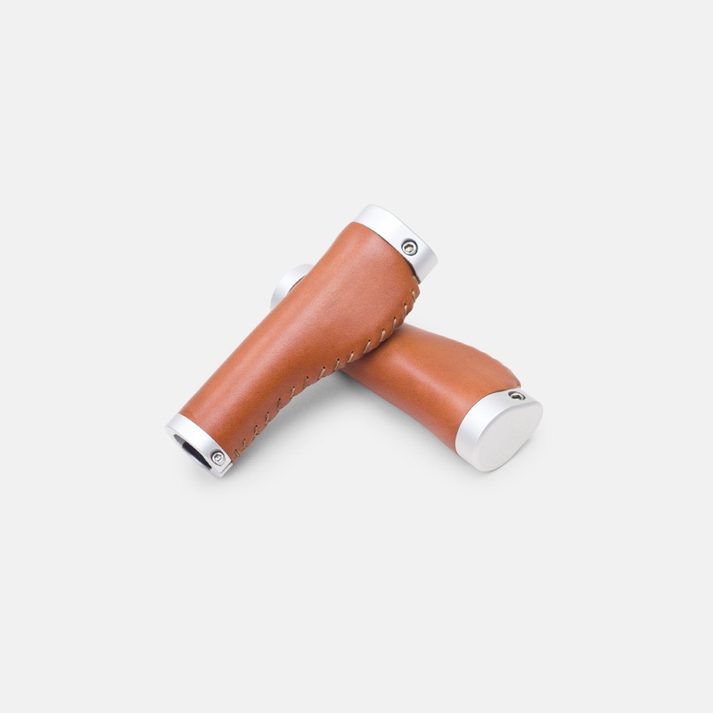 Temple Ergonomic Leather Grips – Light Brown