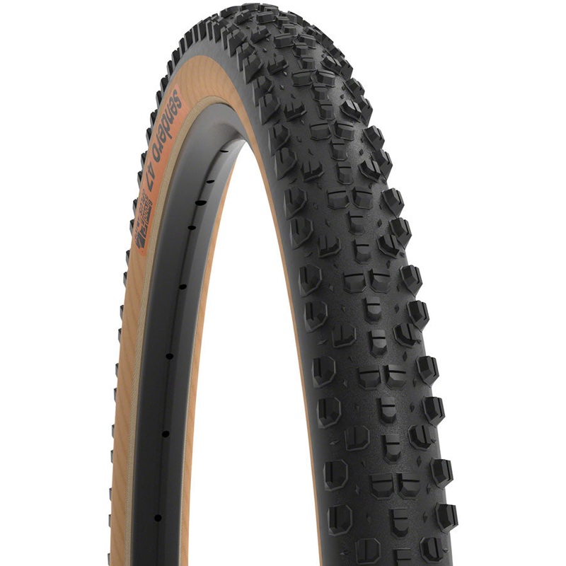 WTB Sendero Tire – 650b x 47, TCS Tubeless, Folding, Black/Tan