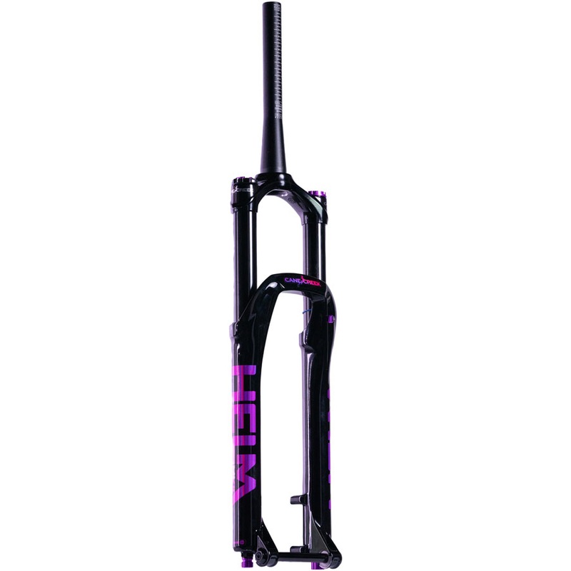 Cane Creek Helm MKII Air 29 Suspension Fork – 29″ 160 mm 15 x 110 mm 44 mm Offset Gloss BLK/Purple