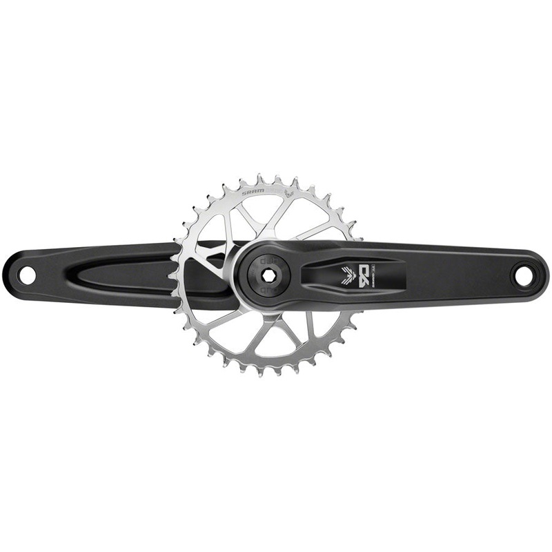 SRAM Eagle 90 T-Type Wide Crankset – 155mm, 12-Speed, 32t Chainring, Direct Mount, 2-Guards, DUB Spindle Interface,