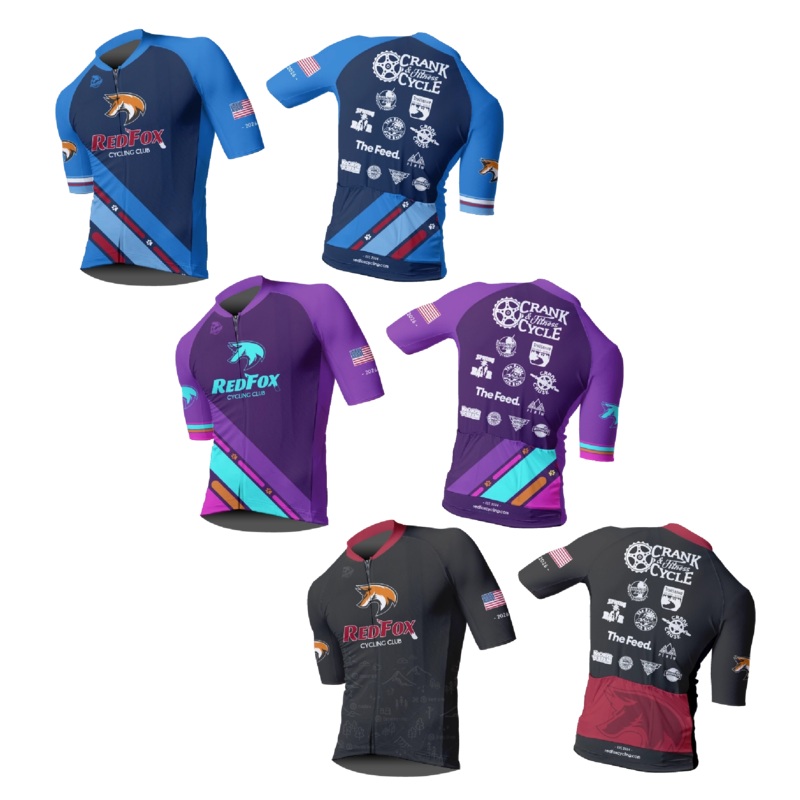 Red Fox Cycling Club 2026 WOMEN’S PRO JERSEY 2.5 (3 Color Variants)