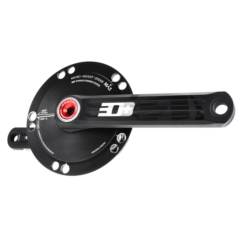 Rotor 3D+ MAS Road Crank Black