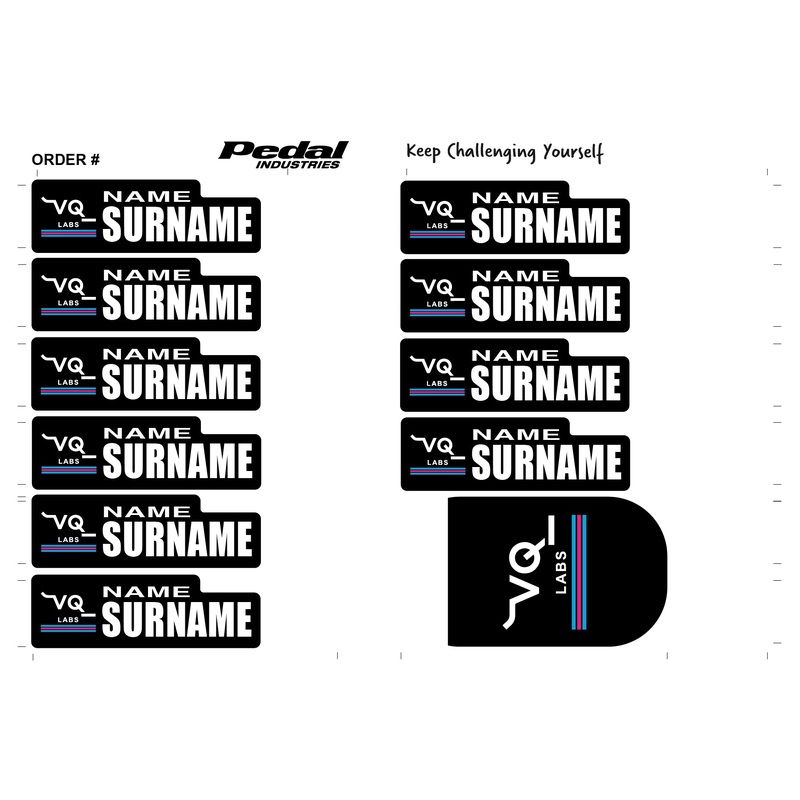 VISION QUEST 2025 ID Sticker Bikes & Gear