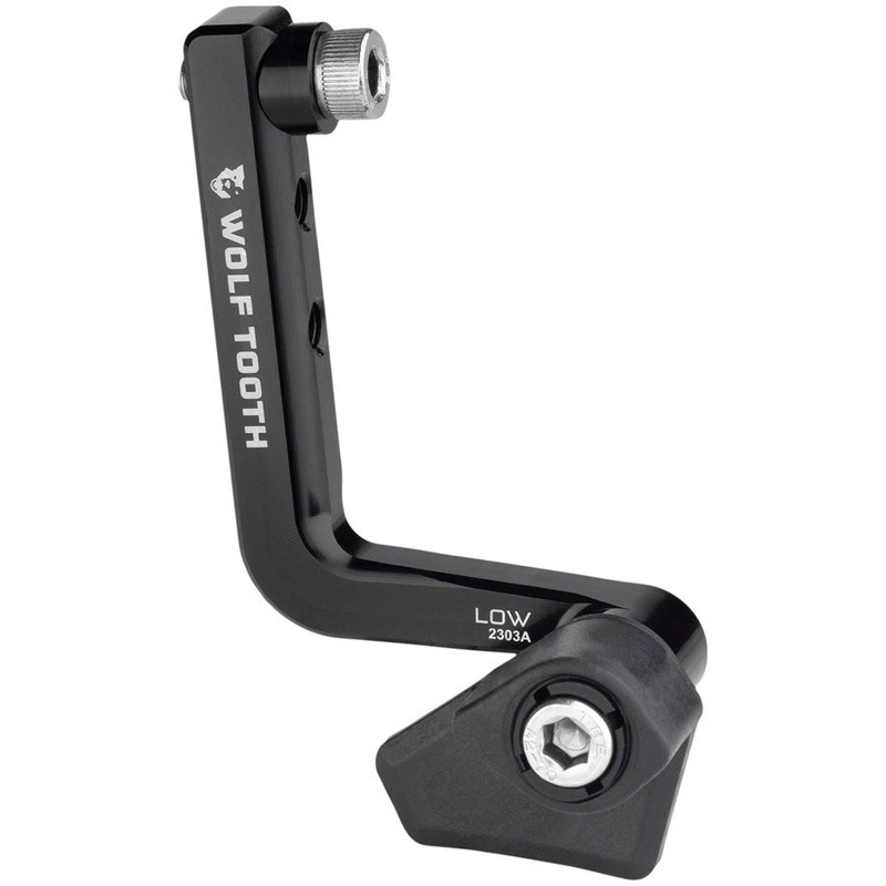 Wolf Tooth LoneWolf Aero Chainguide – 34t-52t, Braze-On, Low Mount, Black