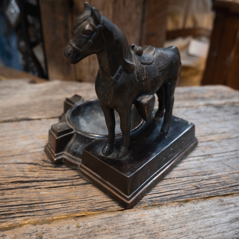 Vintage Mid Bronze Century Ashtray Coin Dish