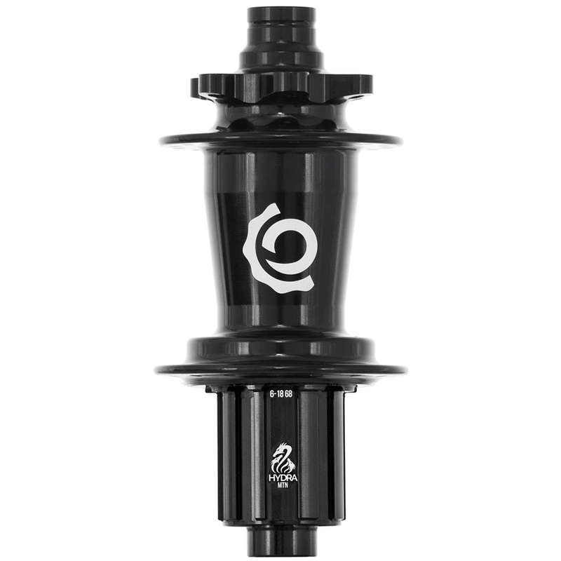 Industry Nine Torch Hydra Rear Hub: 32H, 12x142mm, Black, 6-bolt, Shimano HG Freehub