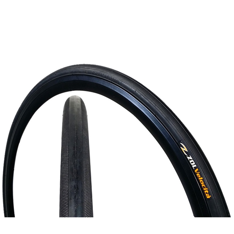 Zol Velocita Road Wire Bike Bicycle Tire 700x23C Z1233 Black