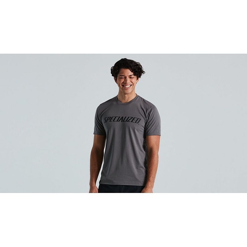 Specialized Wordmark Tee Ss Men Smoke Xs