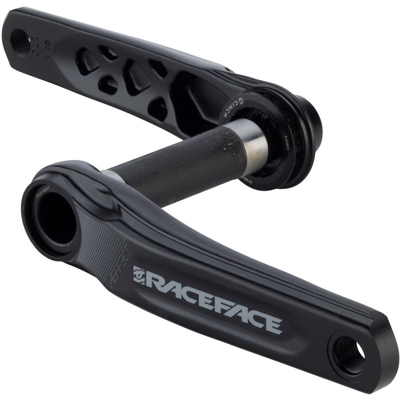 RaceFace Aeffect Crankset – 175mm, Direct Mount CINCH, RaceFace EXI Spindle Interface, Black