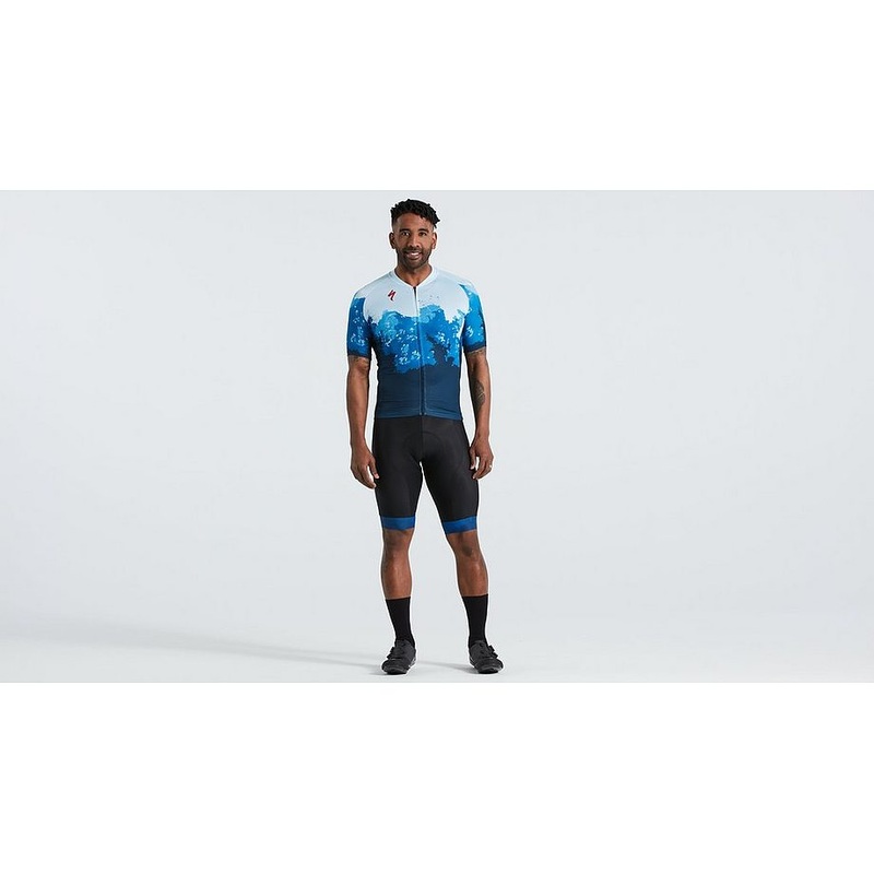 Specialized In Layers Sl Jersey Ss Men Blue/White Xxl