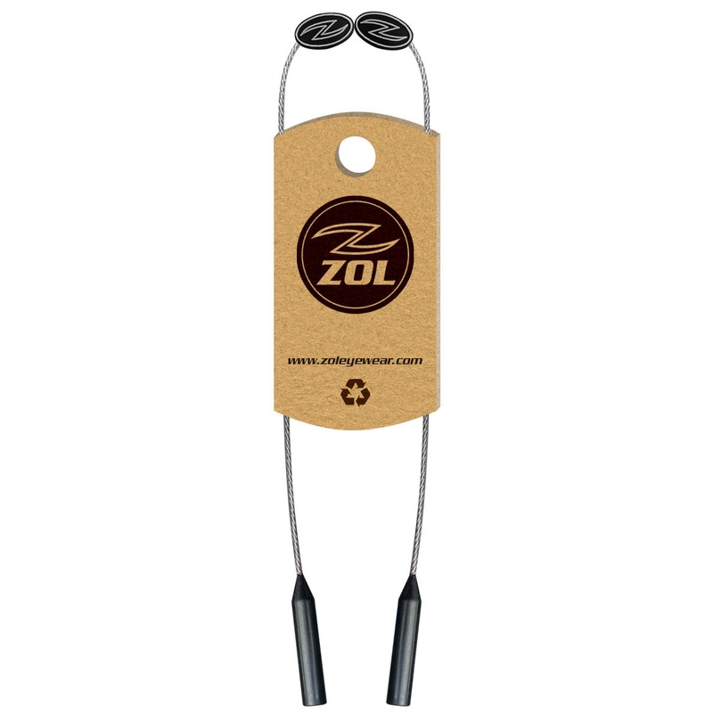 Zol Wire Eyewear Retainer Adjustable Black