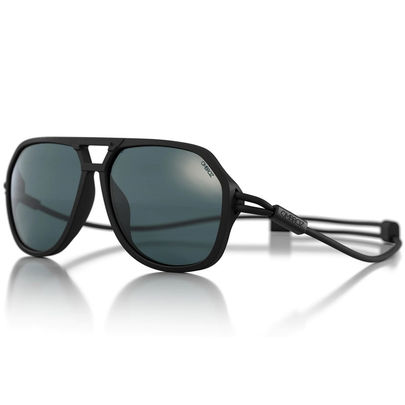 Ombraz Classic Sunglasses – Charcoal w/ Polarized Grey Lenses Regular