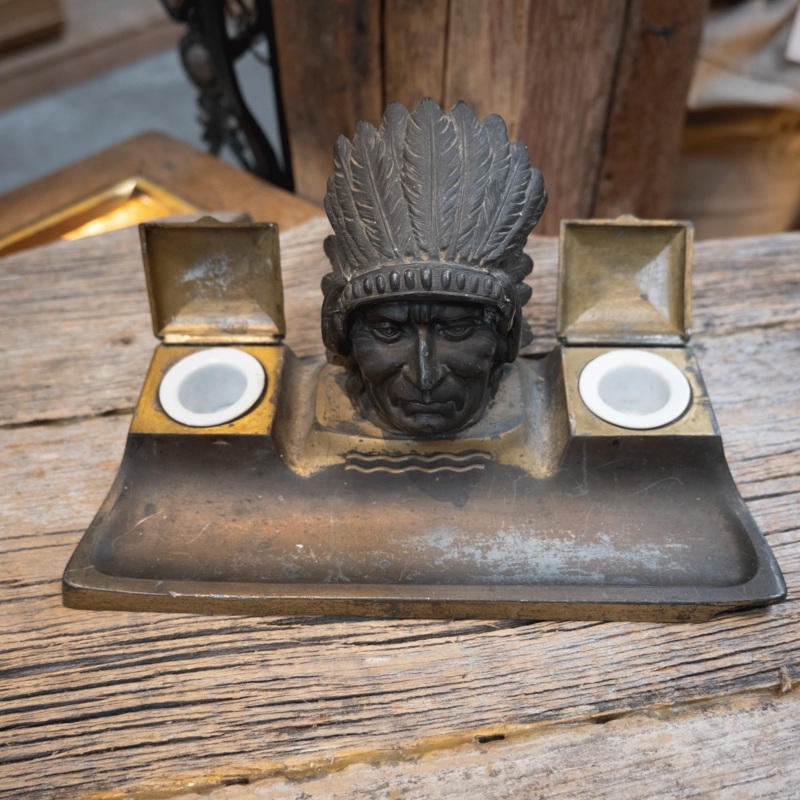 1890’s – 1910’s Old & Rare Ink Well & Pen Holder