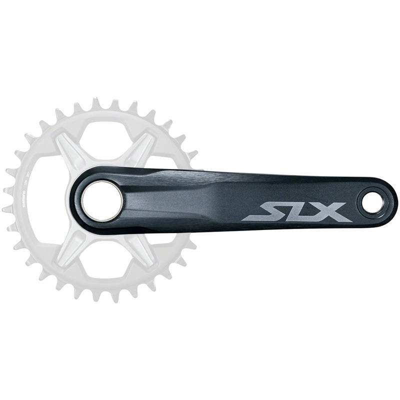 Shimano SLX FC-M7100-1 Crankset – 165mm, 12-Speed, 1x, Direct Mount, Hollowtech II Spindle Interface, Black