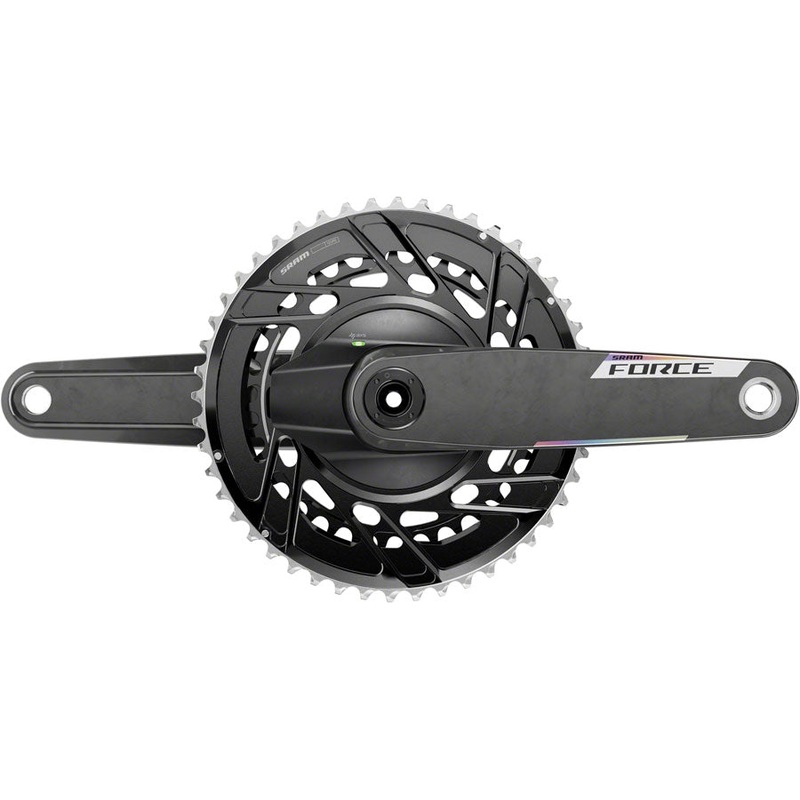 SRAM Force AXS Power Meter Crankset – 170mm, 12-Speed, 50/37t Thread Mount, 8-Bolt PM Spider, DUB Spindle, Carbon, E1