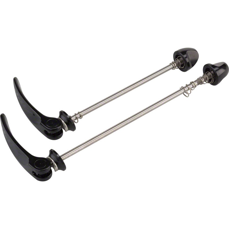 Zipp Tangente Quick Release Skewer Set – 100mm/130mm Titanium BLK With BLK Logo