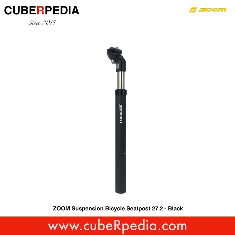 ZOOM Suspension Bicycle Seatpost 27.2 – Black