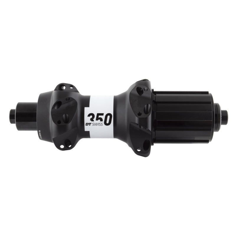 DT Swiss 350 Rear Hub – QR x 130mm Rim Brake HG11 Road BLK 24H Straightpull 36pt Straight Pull