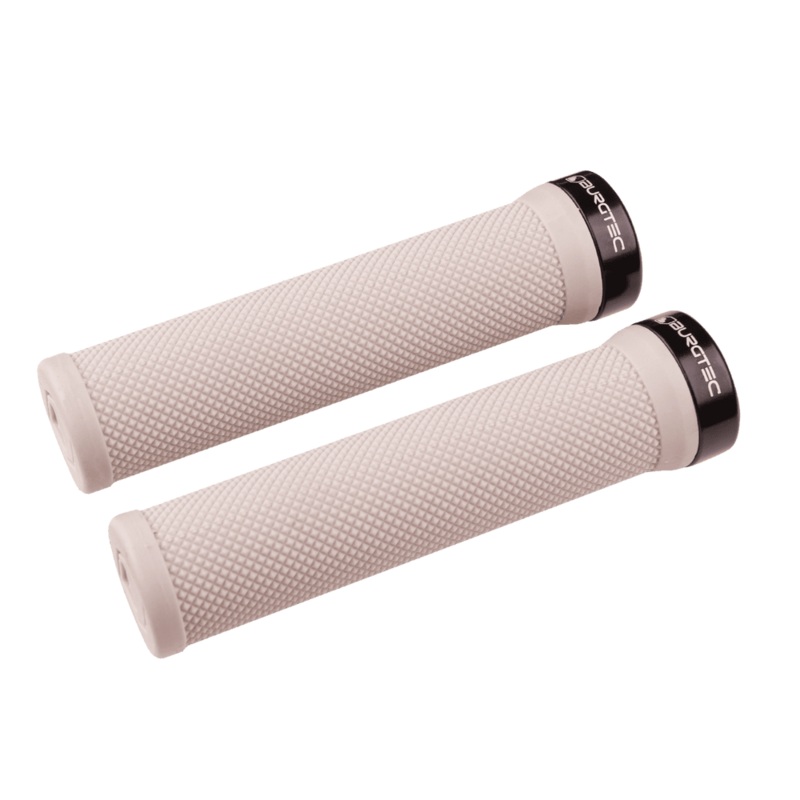 Burgtec Bartender Lock-On Grips – Nasa Grey – Single Lock On Grips