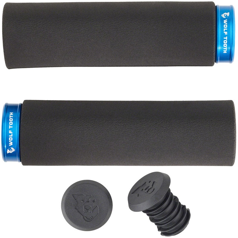 Wolf Tooth Fat Paw Lock-on Grips – Black/Blue
