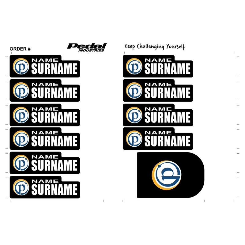 PEAKSTERS 2024 ID Sticker Bikes & Gear