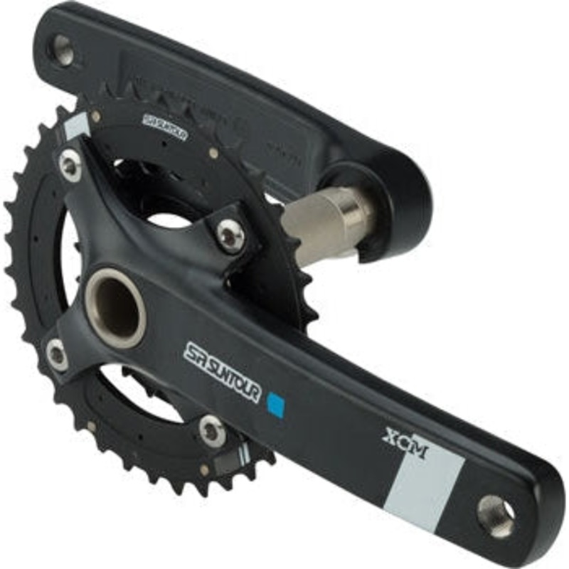 XCM-AX Bicycle Crankset – 175mm, 10-Speed, 36/22t, 104/64 BCD, Hollowtech II Spindle Interface
