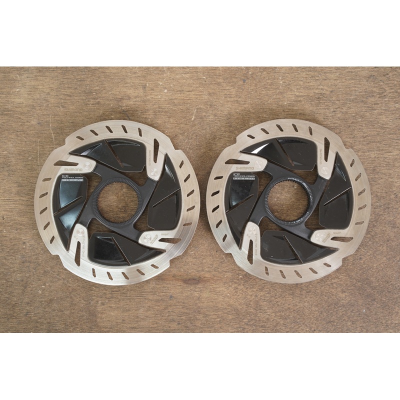 (2) 140mm Shimano Dura-Ace SM-RT900-SS Center Lock Disc Brake Rotors