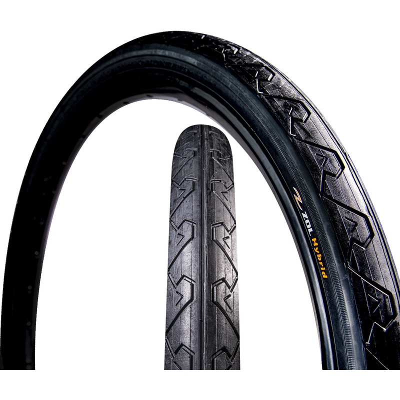 Zol Hybrid Urban Reflective Mtb Mountain Bike Tire 26″x1.95 Black