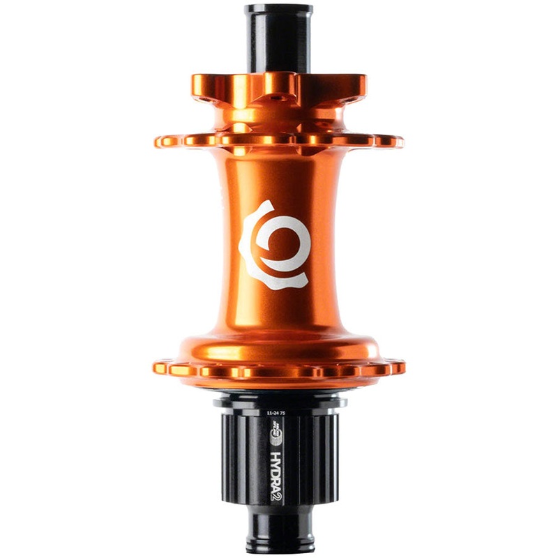 Industry Nine Hydra 2 Classic Rear Hub – 12 x 148mm, 6-Bolt, Micro Spline, Orange, 32H