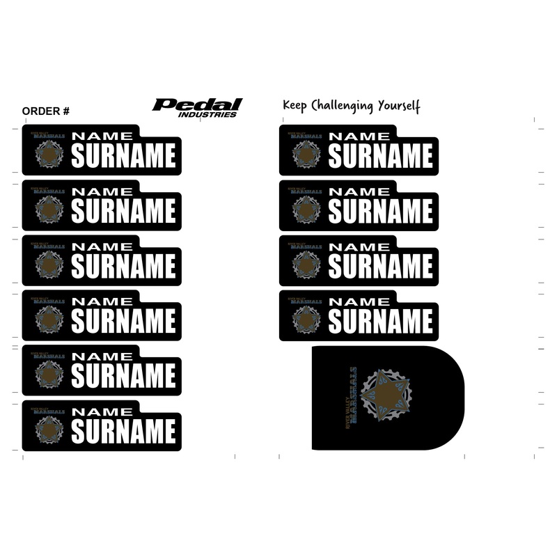 River Valley Marshals ID Sticker Bikes & Gear
