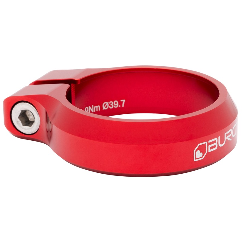 Burgtec Seat Clamp 39.7mm Race Red