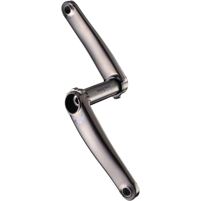 Cane Creek eeWings All-Road Titanium Crankset – 172.5mm, 8-Bolt Direct Mount, 30mm Spindle, Brushed Titanium