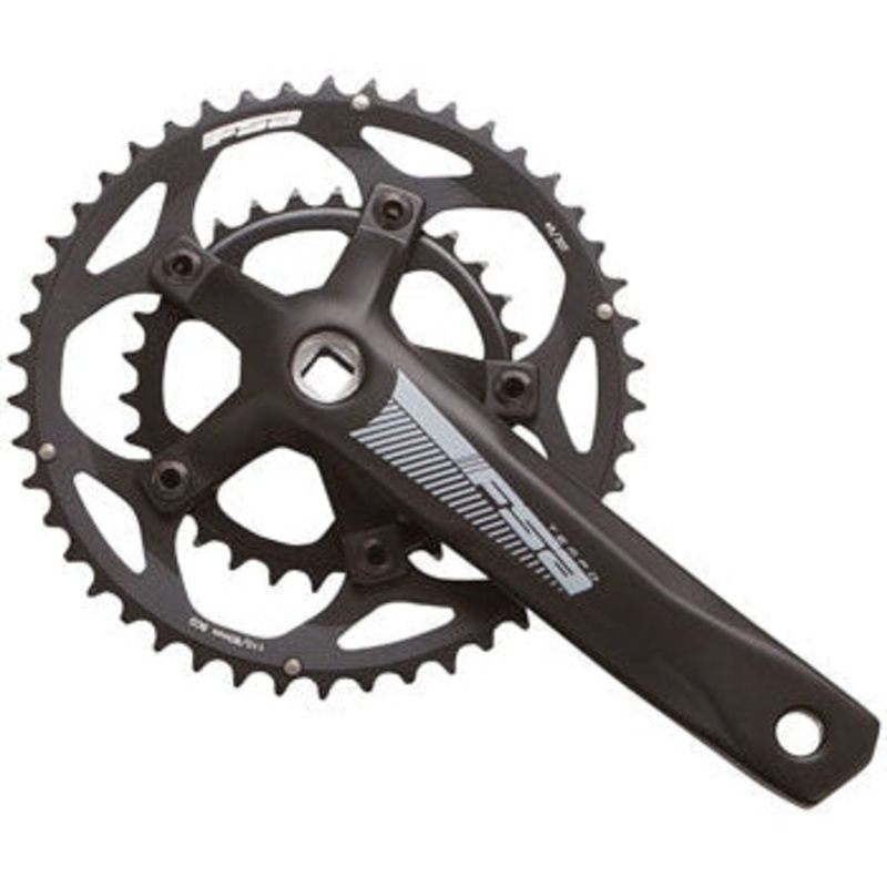 Tempo Crankset – 165mm 10/11-Speed 46/30t JIS Spindle Interface BLK