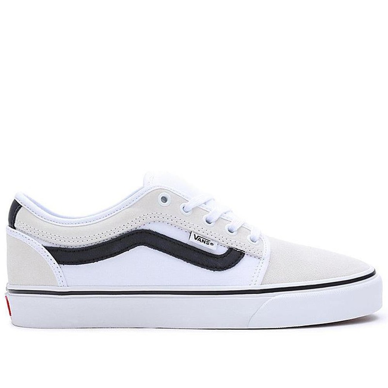 Vans Chukka Low Side Stripe – White/Black/Gum