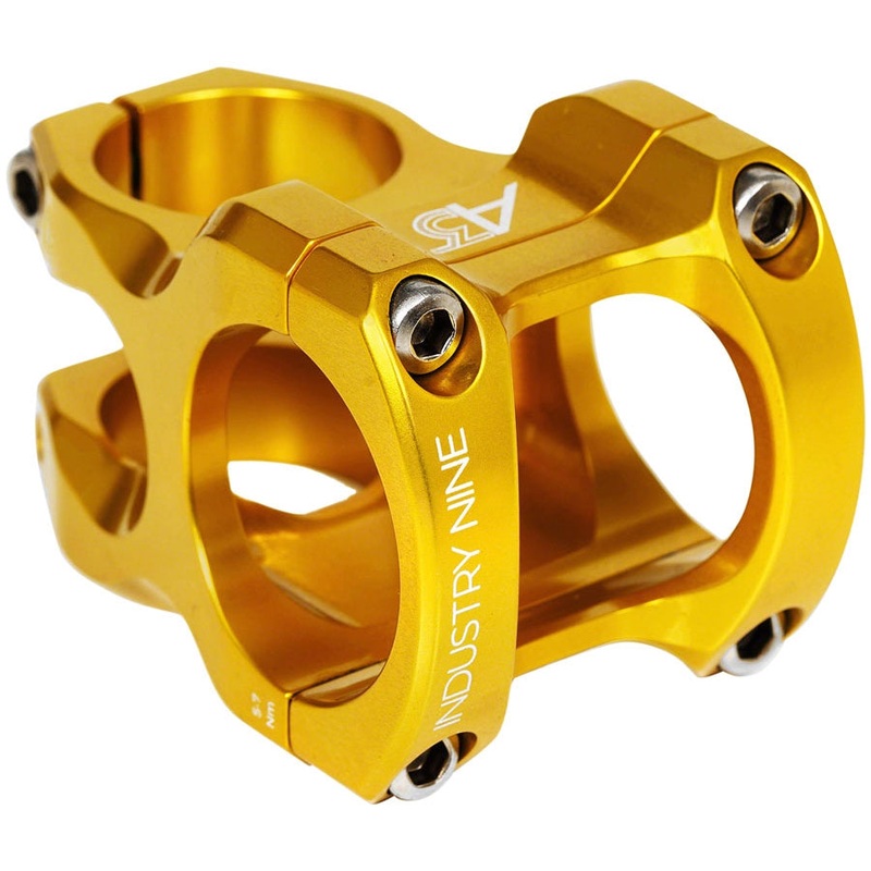 A35 Stem – 40mm 35mm Clamp +/-6 1 1/8″ Aluminum Gold