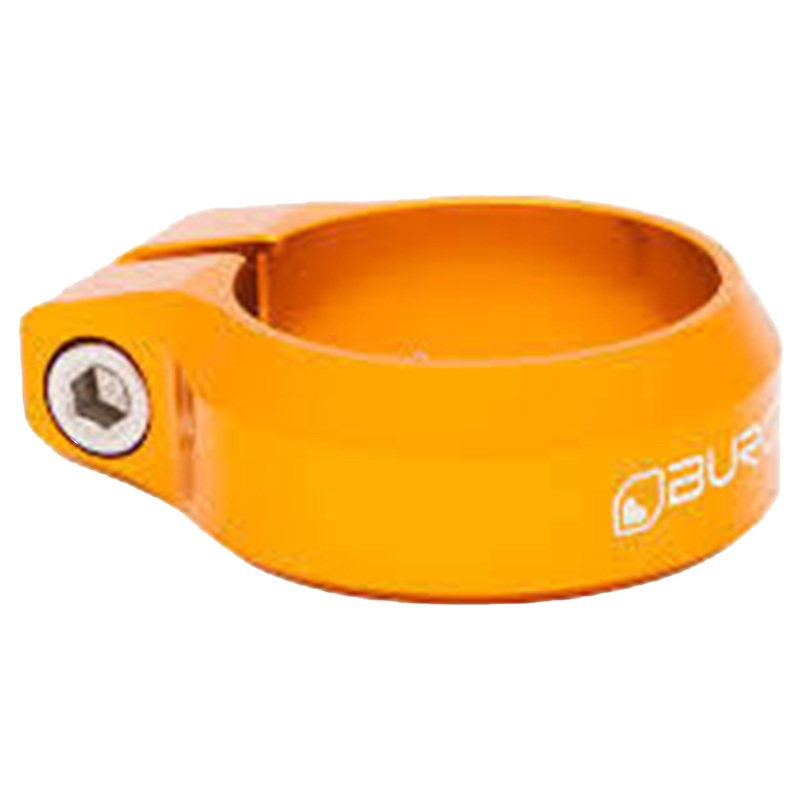 Burgtec Seat Clamp – 38.6mm – Iron Bro Orange