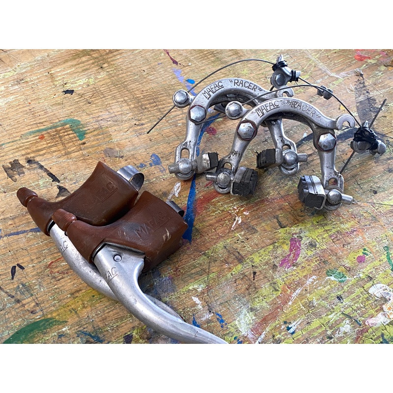 Vintage Mafac Racer Brake Set Levers and Calipers