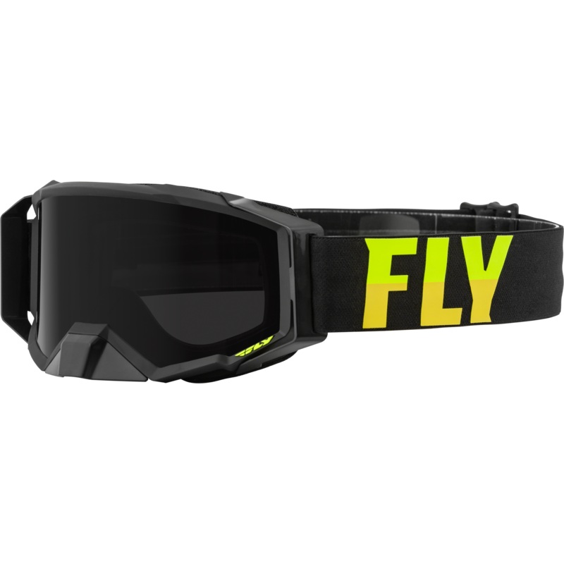 Zone Pro W/C Goggle Blk/Hi Vis W/Dark Smoke Hydro Lens